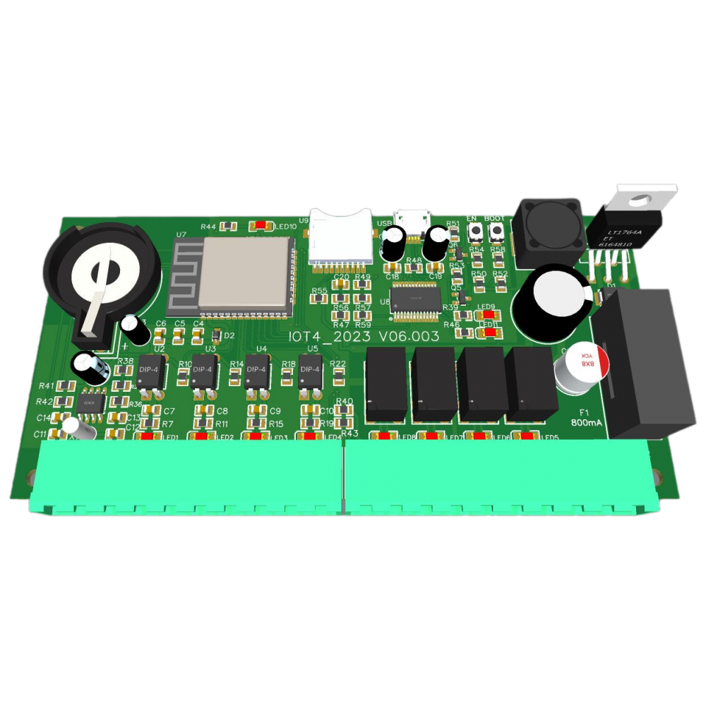 Mạch điều khiển thiết bị và hiển thị thông số bằng Wifi 