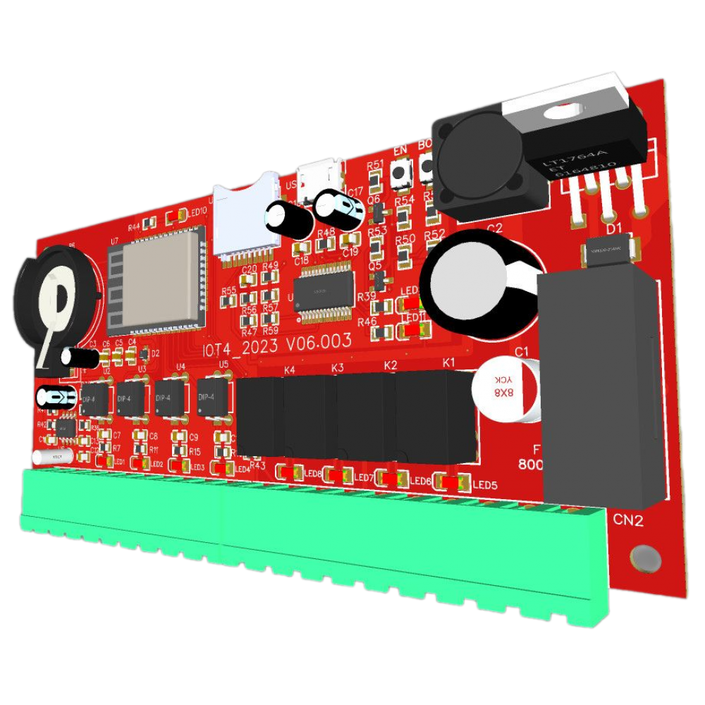 Mạch điều khiển thiết bị và hiển thị thông số bằng Wifi 