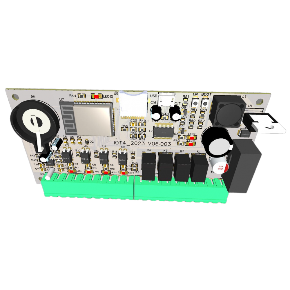 Mạch điều khiển thiết bị và hiển thị thông số bằng Wifi 