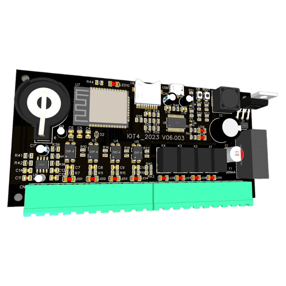 Mạch điều khiển thiết bị và hiển thị thông số bằng Wifi 