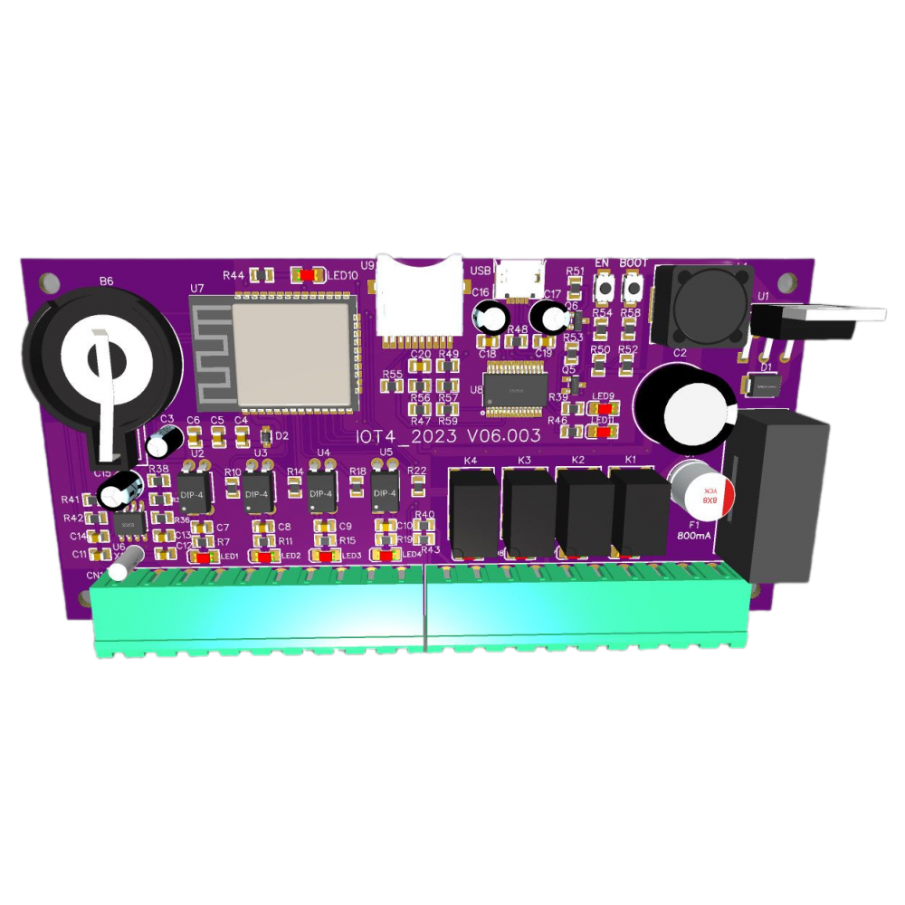 Mạch điều khiển thiết bị và hiển thị thông số bằng Wifi 