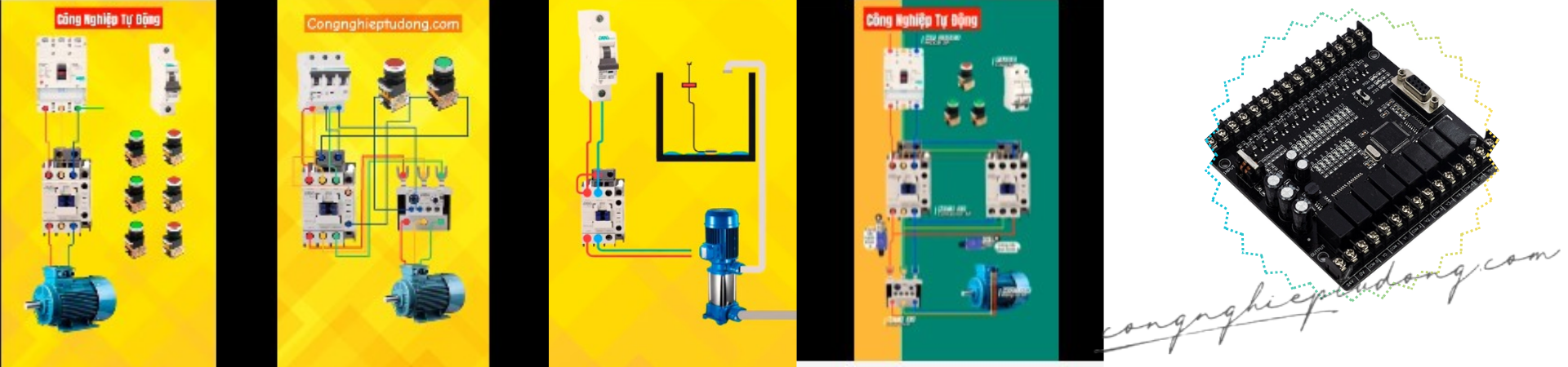 Tổng hợp vài mạch điện công nghiệp, tự động hóa thường sử dụng trong thực tế