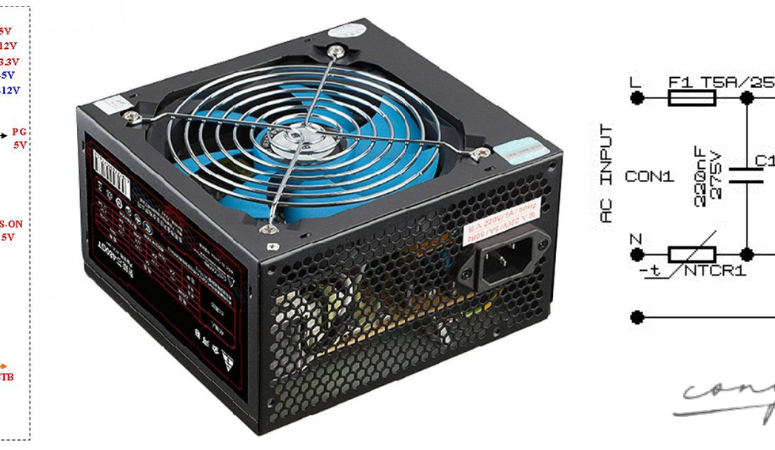Tìm hiểu sơ đồ mạch nguồn ATX của máy tính và cách sửa chữa các lỗi - Hướng dẫn chi tiết