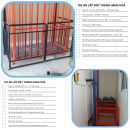 Tủ điện điều khiển thang chuyển hàng thang chuyển thức ăn từ  tầng 1 đến tầng 9