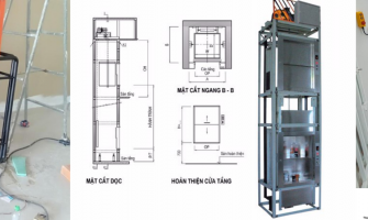 Đơn vị lắp đặt thang tời chuyển thức ăn 50 kg ở Nha trang Khánh hòa