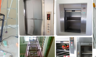 Lắp tời chuyển thức ăn 150 kg 3 tầng ở Nha trang Khánh hòa